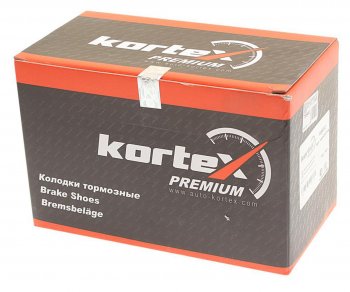 1 749 р. Колодки тормозные задние барабанные (4шт.) KORTEX Nissan Almera Classic седан B10 (2006-2013)  с доставкой в г. Новочеркасск. Увеличить фотографию 2