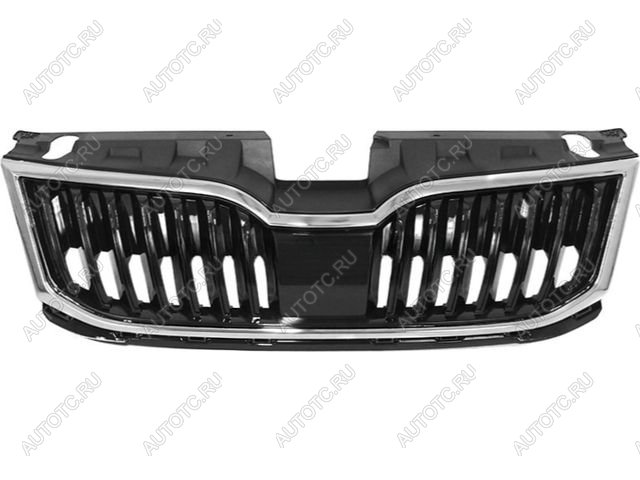 5 499 р. Решетка радиатора (пр-во Китай) BODYPARTS Skoda Octavia A7 рестайлинг универсал (2016-2020) (молдинг хром)  с доставкой в г. Новочеркасск