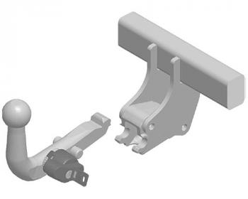 Фаркоп (кроме R-Line, ABT-Sportline) Auto-Hak Volkswagen Tiguan NF дорестайлинг (2006-2011)