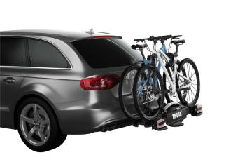 Велобагажник на 2 велосипеда с функцией наклона (13 pin) Thule VeloCompact 2 BMW 4 серия F32 купе дорестайлинг (2013-2017)