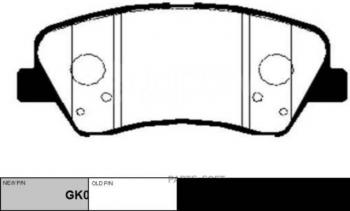 1 999 р. Колодки тормозные передние керамика (4шт.) NSP Hyundai Santa Fe TM рестайлинг (2020-2022)  с доставкой в г. Новочеркасск. Увеличить фотографию 1