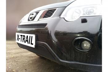 Защита радиатора (низ) Стрелка11 Стандарт Nissan X-trail 2 T31 рестайлинг (2010-2015)