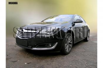 2 899 р. Защита радиатора Стрелка11 Стандарт  Opel Insignia  A (2013-2017) рестайлинг седан, рестайлинг, хэтчбэк, универсал рестайлинг (черная)  с доставкой в г. Новочеркасск. Увеличить фотографию 2