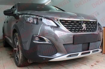 3 179 р. Защита радиатора (боковые) Стрелка11 Стандарт  Peugeot 3008  2 (2016-2024) (черные)  с доставкой в г. Новочеркасск. Увеличить фотографию 2