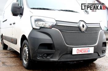 Защита радиатора (4 части) Стандарт Renault (Рено) Master (Мастер)  FV,JV (2019-2024) FV,JV фургон 2-ой рестайлинг