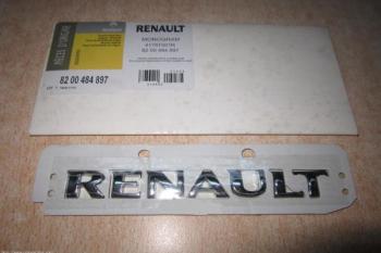 889 р. Эмблема багажника (надпись) RENAULT Renault Clio BR дорестайлинг, хэтчбэк 5 дв. (2005-2009)  с доставкой в г. Новочеркасск. Увеличить фотографию 2