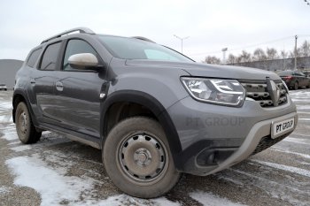 6 949 р. Защитные накладки на арки Petroil Tuning Renault Duster HM (2020-2024) (Текстурная поверхность (шагрень))  с доставкой в г. Новочеркасск. Увеличить фотографию 2