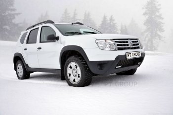 5 999 р. Комплект накладок на колёсные арки Petroil Tuning Renault Duster HS рестайлинг (2015-2021) (Текстурная поверхность)  с доставкой в г. Новочеркасск. Увеличить фотографию 3