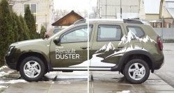 8 749 р. Накладки на колёсные арки RA Renault Duster HS рестайлинг (2015-2021) (Неокрашенные)  с доставкой в г. Новочеркасск. Увеличить фотографию 2