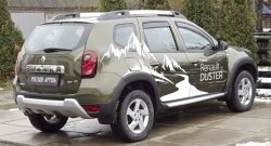 8 749 р. Накладки на колёсные арки RA Renault Duster HS рестайлинг (2015-2021) (Неокрашенные)  с доставкой в г. Новочеркасск. Увеличить фотографию 5