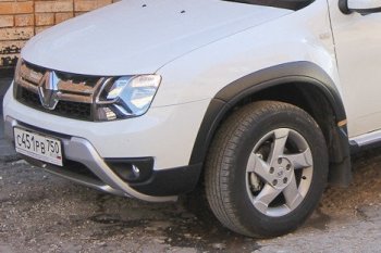 7 649 р. Накладки на колесные арки Артформ Renault Duster HS рестайлинг (2015-2021)  с доставкой в г. Новочеркасск. Увеличить фотографию 2