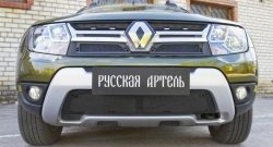 1 139 р. Защитная сетка решетки радиатора РА Renault Duster HS рестайлинг (2015-2021)  с доставкой в г. Новочеркасск. Увеличить фотографию 1