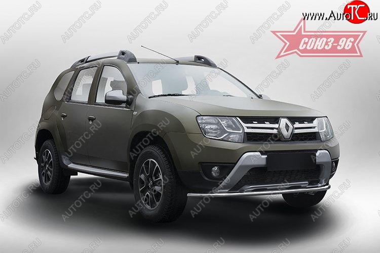 10 979 р. Защита переднего бампера (d42) Souz-96 Renault Duster HS рестайлинг (2015-2021)  с доставкой в г. Новочеркасск