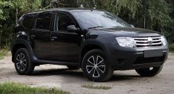 7 349 р. Накладки арок RA (комплект)  Renault Duster  HS (2010-2015) дорестайлинг (Поверхность шагрень)  с доставкой в г. Новочеркасск. Увеличить фотографию 2