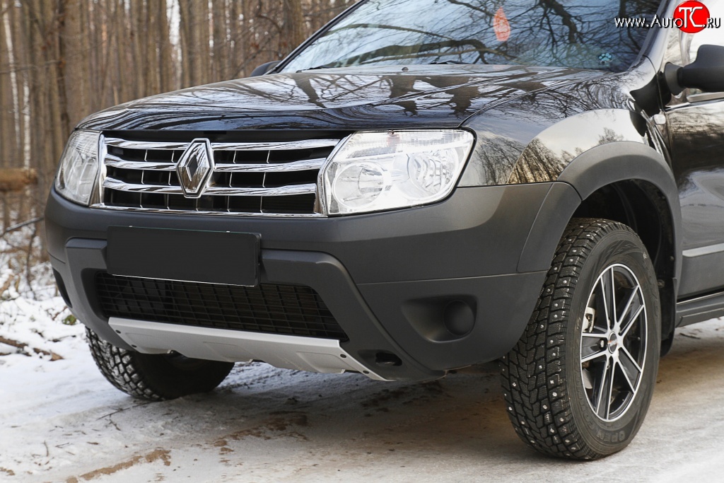 14 999 р. Расширители колесных арок с молдингами RA (комплект)  Renault Duster  HS (2010-2015) дорестайлинг (Поверхность шагрень)  с доставкой в г. Новочеркасск