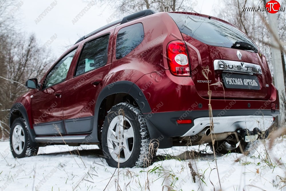 7 999 р. Диффузор заднего бампера RA Renault Duster HS дорестайлинг (2010-2015)  с доставкой в г. Новочеркасск