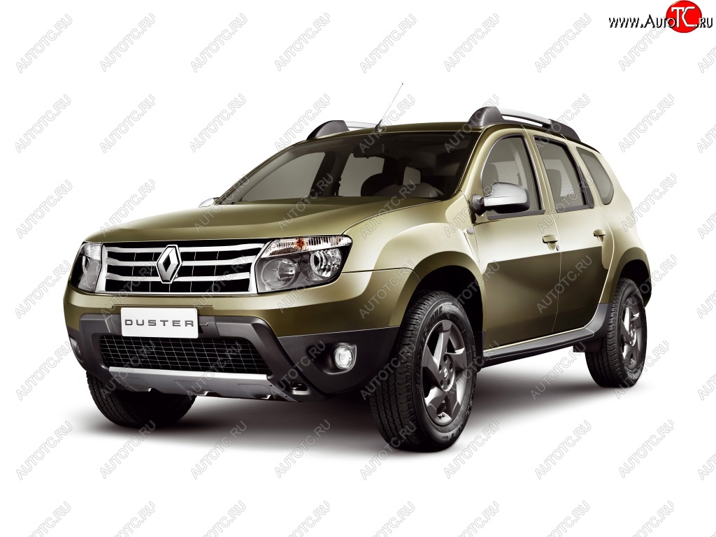 5 999 р. Передний бампер Стандартный (с отверстиями под ПТФ) Renault Duster HS дорестайлинг (2010-2015) (Неокрашенный)  с доставкой в г. Новочеркасск