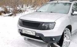 4 599 р. Решётка радиатора DM-Style Renault Duster HS дорестайлинг (2010-2015) (Без сетки, Неокрашенная глянец (под окраску))  с доставкой в г. Новочеркасск. Увеличить фотографию 2