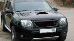 4 399 р. Решётка радиатора Next №2 Renault Duster HS рестайлинг (2015-2021) (Неокрашенная)  с доставкой в г. Новочеркасск. Увеличить фотографию 2