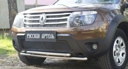 Защитная сетка решетки переднего бампера (без дхо и без обвеса) РА Renault (Рено) Duster (Дастер)  HS (2010-2015) HS дорестайлинг