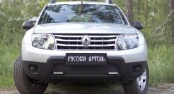 2 189 р. Защитная сетка решетки переднего бампера (с дхо без обвеса) РА  Renault Duster  HS (2010-2015) дорестайлинг  с доставкой в г. Новочеркасск. Увеличить фотографию 3