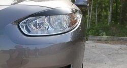 1 099 р. Реснички RA на фары дорестайлинг Renault Fluence дорестайлинг (2010-2012) (Неокрашенные)  с доставкой в г. Новочеркасск. Увеличить фотографию 3