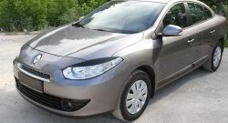 1 099 р. Реснички RA на фары дорестайлинг Renault Fluence дорестайлинг (2010-2012) (Неокрашенные)  с доставкой в г. Новочеркасск. Увеличить фотографию 1