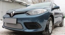 1 539 р. Сетка на бампер Russtal (хром) Renault Fluence дорестайлинг (2010-2012)  с доставкой в г. Новочеркасск. Увеличить фотографию 2