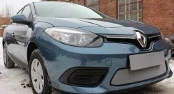 1 539 р. Сетка на бампер Russtal (хром) Renault Fluence дорестайлинг (2010-2012)  с доставкой в г. Новочеркасск. Увеличить фотографию 3