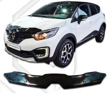 Дефлектор капота CA-Plastiс Renault Kaptur дорестайлинг (2016-2020)