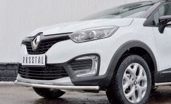 11 449 р. Защита переднего бампера (Ø42 мм, нержавейка) Russtal Renault Kaptur дорестайлинг (2016-2020)  с доставкой в г. Новочеркасск. Увеличить фотографию 4