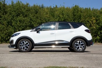 18 849 р. Защита заднего бампера Petroil Tuning Волна (d51) Renault Kaptur дорестайлинг (2016-2020) (Нержавеющая полированная сталь)  с доставкой в г. Новочеркасск. Увеличить фотографию 3