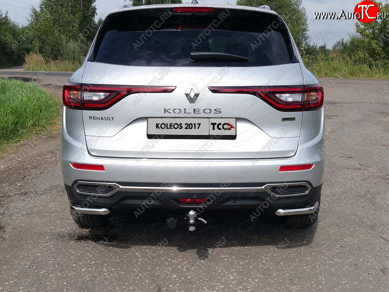 10 549 р. Фаркоп (тягово-сцепное устройство) TCC Renault Koleos 2 (2016-2025) (Оцинкованный, шар E)  с доставкой в г. Новочеркасск