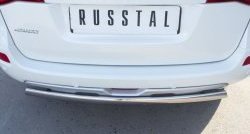 18 549 р. Защита заднего бампера (Ø75x42 мм, нержавейка) Russtal Renault Koleos Phase 1 (2007-2011)  с доставкой в г. Новочеркасск. Увеличить фотографию 4