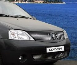 3 014 р. Декоративная вставка воздухозаборника Novline Renault Logan 1 дорестайлинг (2004-2010)  с доставкой в г. Новочеркасск. Увеличить фотографию 1