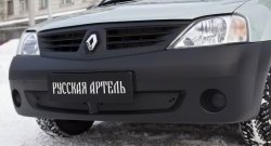 769 р. Зимняя заглушка решетки переднего бампера РА  Renault Logan  1 (2004-2010) дорестайлинг  с доставкой в г. Новочеркасск. Увеличить фотографию 1