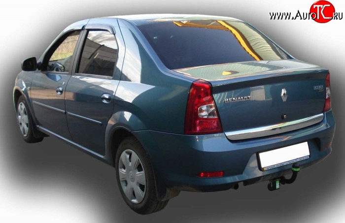 5 899 р. Фаркоп Лидер Плюс  Renault Logan  1 (2004-2010) дорестайлинг (Без электропакета)  с доставкой в г. Новочеркасск