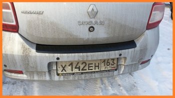 1 089 р. Накладка защитная на задний бампер Yuago Renault Logan 2 рестайлинг (2018-2024)  с доставкой в г. Новочеркасск. Увеличить фотографию 4