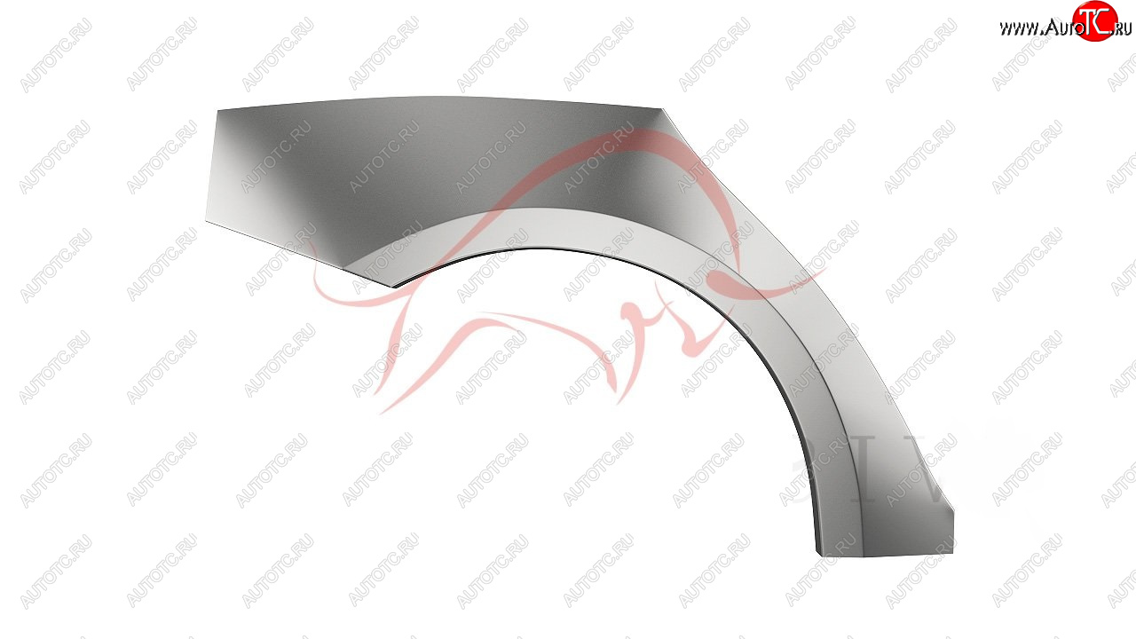 2 189 р. Правая задняя ремонтная арка (внешняя) Wisentbull Renault Logan 2 рестайлинг (2018-2024)  с доставкой в г. Новочеркасск