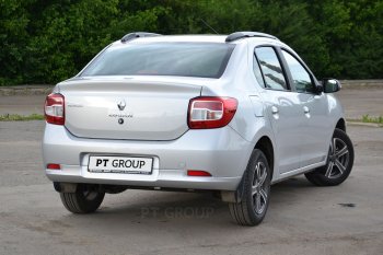 6 449 р. Рейлинги Petroil Tuning Комфорт Renault Logan 2 дорестайлинг (2014-2018) (Серебристый муар)  с доставкой в г. Новочеркасск. Увеличить фотографию 5