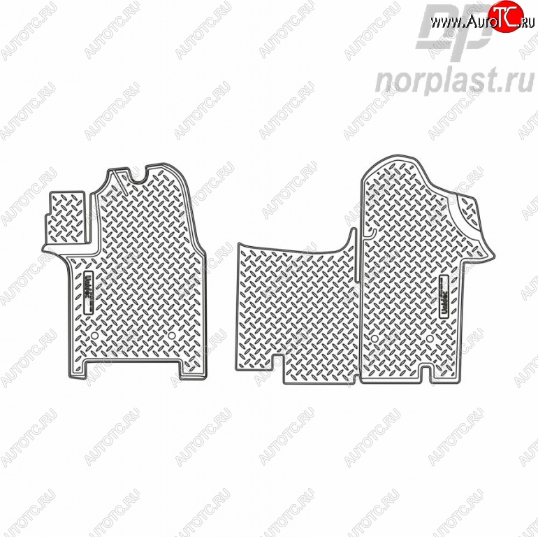 1 839 р. Комплект ковриков в салон Norplast Renault Master FV,JV фургон дорестайлинг (2010-2015)  с доставкой в г. Новочеркасск