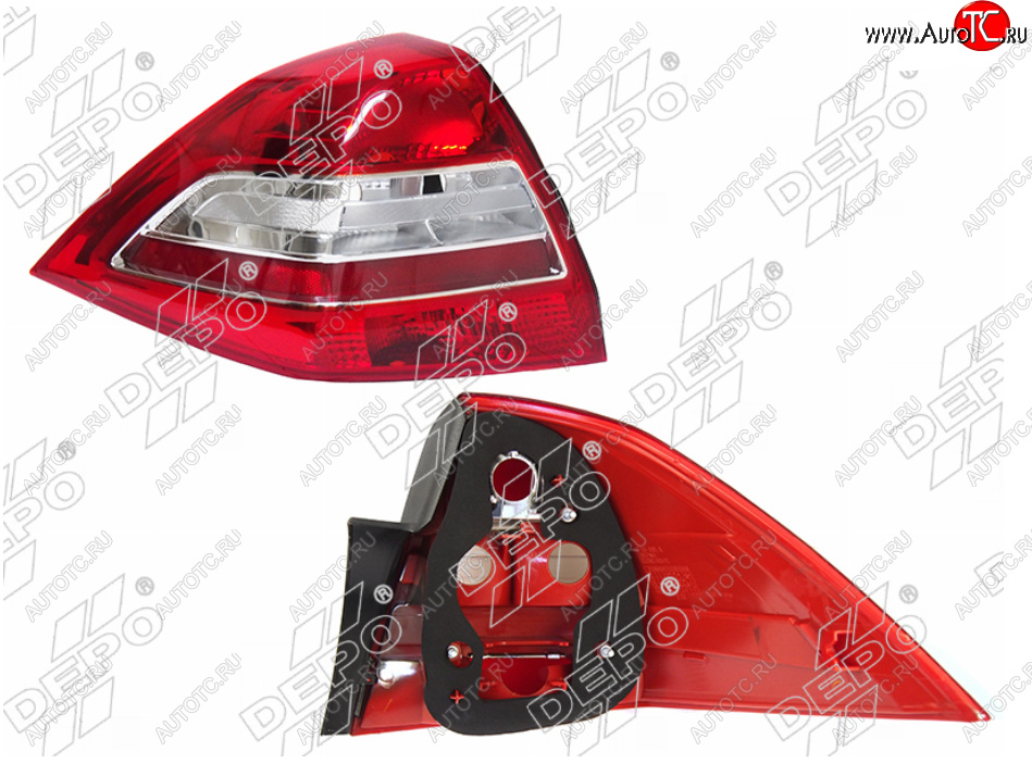 7 899 р. Левый фонарь задний DEPO  Renault Megane  седан (2006-2009)  рестайлинг  с доставкой в г. Новочеркасск