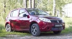 2 089 р. Защитная сетка решетки переднего бампера РА Renault Sandero (BS) (2009-2014)  с доставкой в г. Новочеркасск. Увеличить фотографию 3