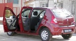 1 949 р. Накладки порожков салона RA Renault Sandero (BS) (2009-2014) (Комплект (передние+задние))  с доставкой в г. Новочеркасск. Увеличить фотографию 6