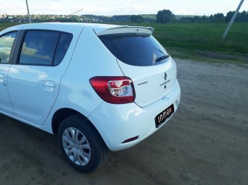 6 499 р. Спойлер INMAX Renault Sandero (B8) дорестайлинг (2014-2018) (неокрашенный)  с доставкой в г. Новочеркасск. Увеличить фотографию 12