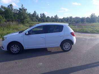 6 499 р. Спойлер INMAX Renault Sandero (B8) дорестайлинг (2014-2018) (неокрашенный)  с доставкой в г. Новочеркасск. Увеличить фотографию 5