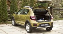 1 449 р. Защитная накладка на задний бампер Stepway RA  Renault Sandero Stepway  (B8) (2014-2018) дорестайлинг  с доставкой в г. Новочеркасск. Увеличить фотографию 4