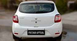 499 р. Реснички задних фонарей RA Renault Sandero (B8) дорестайлинг (2014-2018) (Неокрашенные)  с доставкой в г. Новочеркасск. Увеличить фотографию 2