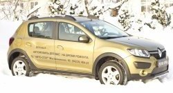 899 р. Зимняя заглушка решетки переднего бампера Stepway РА  Renault Sandero Stepway  (B8) (2014-2018) дорестайлинг  с доставкой в г. Новочеркасск. Увеличить фотографию 4