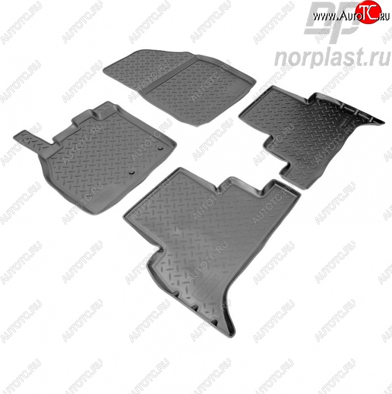 2 099 р. Комплект ковриков в салон Norplast  Renault Scenic  3 (2009-2012)  с доставкой в г. Новочеркасск